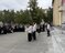 Торжественная линейка в учебном корпусе на Красном проспекте